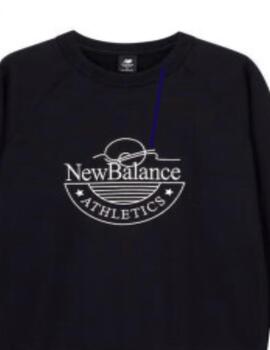 Sudadera New Balance Ath Grac Crew Negra