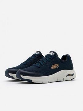 Zapatilla Skechers Arch Fit Marino para Hombre