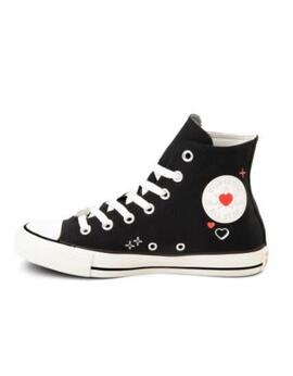 Botín Converse Ctas Hi Blac/kwht en Negro para Mujer