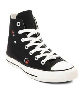 Botín Converse Ctas Hi Blac/kwht en Negro para Mujer