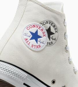 Botín Converse Ctas Hi Vintage en Lona Blanca Hombre