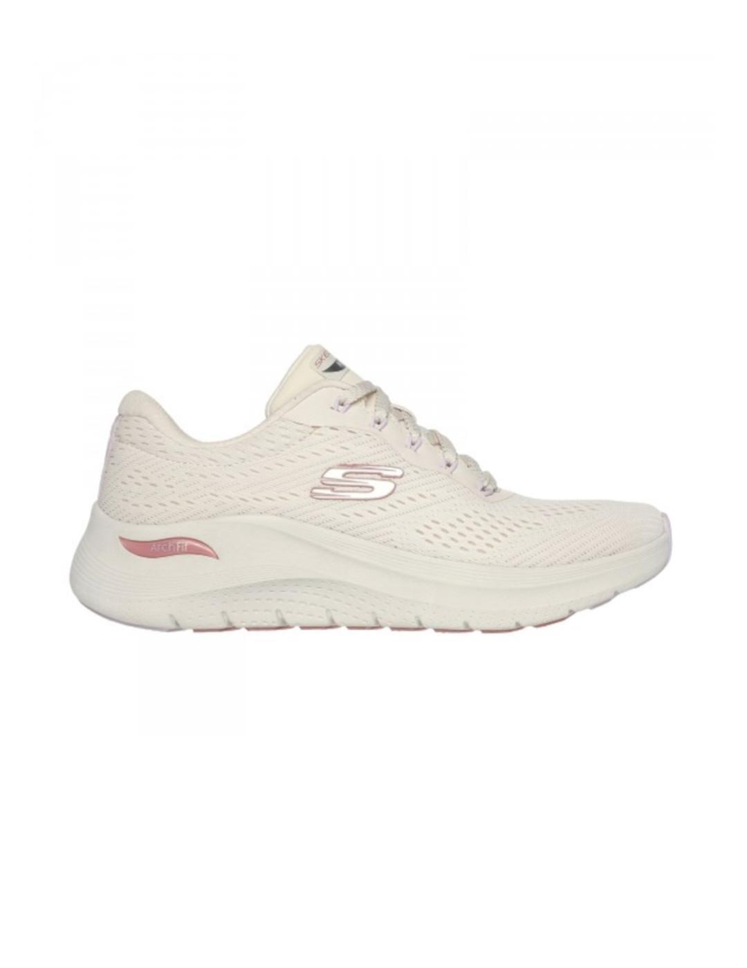 Zapatilla Skechers Arch Fit 2.0-Big League Beige para Mujer