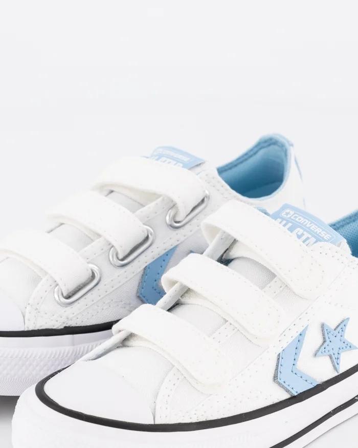 Zapatillas Converse Star Player76 3V Ox en Blanco para Niños