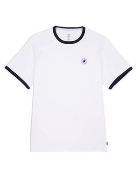 Camiseta Converse Ringer Tee en blanco