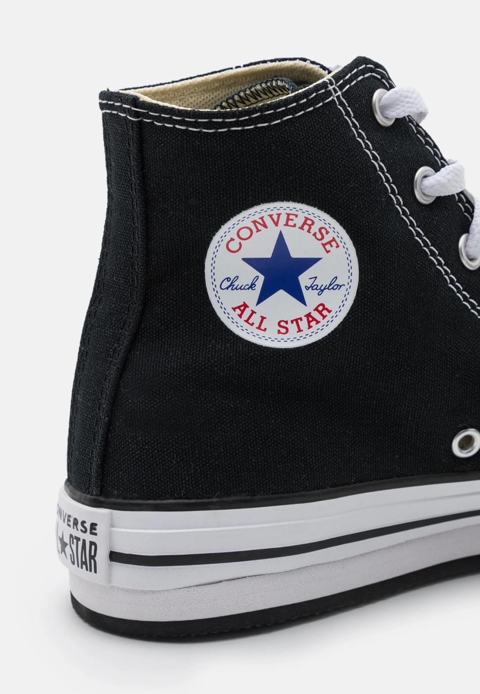 Zapatillas Converse Ctas Eva Lift Hi en Nego para Chicas