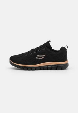 Zapatilla Skechers Graceful-Get Connected en Negro Mujer