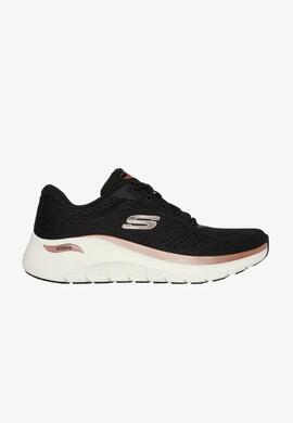 Zapatilla Skechers Arch Fit 2.0-Glow The Distance en Negro