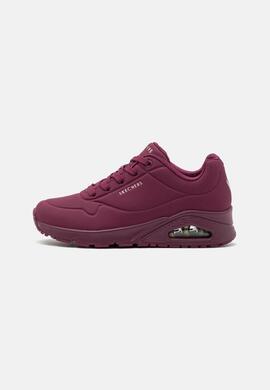 Zapatilla Skechers Uno-Stand On Air en Granate para Mujer