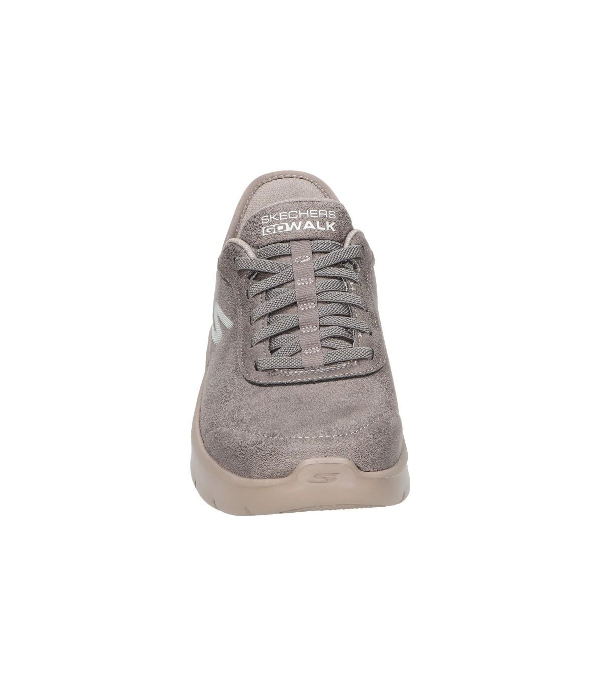 Zapatilla Skechers Go Walk Flex-Mali en Tostado Mujer