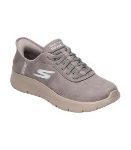 Zapatilla Skechers Go Walk Flex-Mali en Tostado Mujer