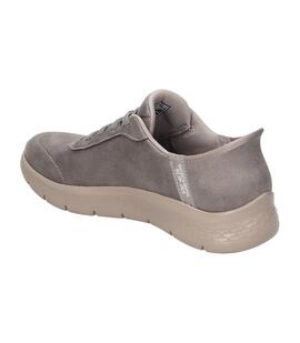 Zapatilla Skechers Go Walk Flex-Mali en Tostado Mujer