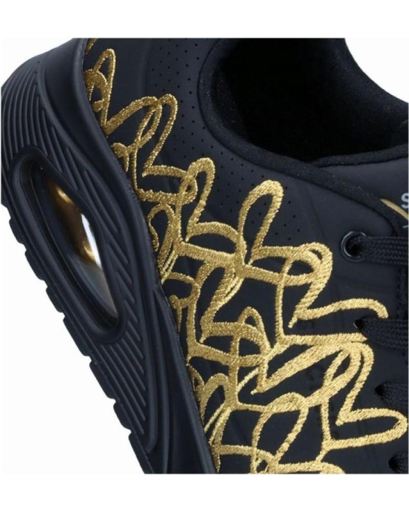 Zapatilla Skechers Uno-Golden Heart en Negro para Mujer