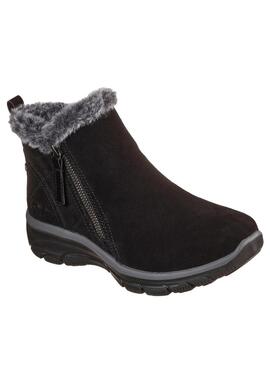 Bota Skechers Easy Going-Cool Zip en Negro para Mujer