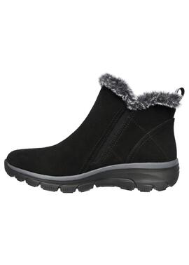 Bota Skechers Easy Going-Cool Zip en Negro para Mujer