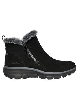 Bota Skechers Easy Going-Cool Zip en Negro para Mujer