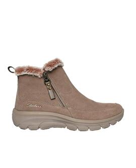 Bota Skechers Easy Going-Cool Zip en Marron para Mujer