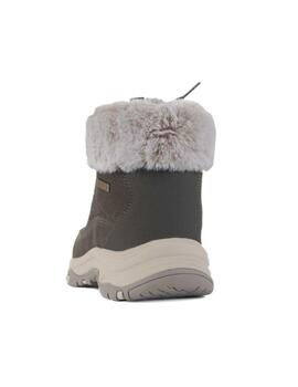 Bota Skechers Trego-Snow Worries en Verde para Mujer