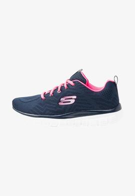 Zapatilla Skechers Graceful-Get Connected en Marino Mujer