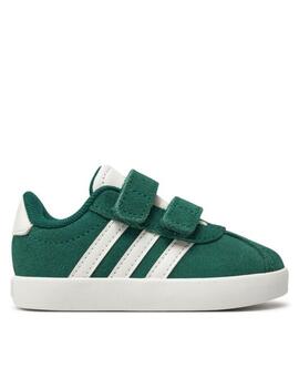 Zapatilla Adidasa Vl Court 3.0 Cf I en Verde para Niños