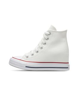 Botín Converse Chuck Taylor Ctas Wedge Hi Blanco Mujer