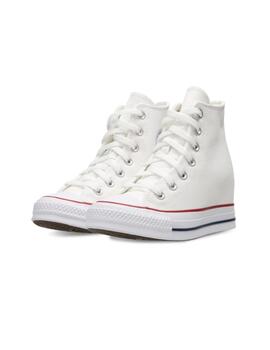 Botín Converse Chuck Taylor Ctas Wedge Hi Blanco Mujer