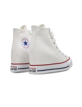 Botín Converse Chuck Taylor Ctas Wedge Hi Blanco Mujer