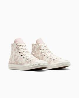 Botin Converse Chuck Taylor Ctas Hi en Rosa Mujer