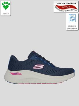 Zapatilla Skechers Arch Fit - Big League en Marino Mujer