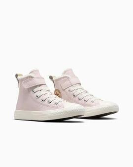 Zapatilla Converse Ctas 1V Hi Blush en Rosa para Niñas