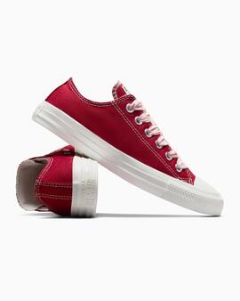 Zapatilla Converse Ctas Ox Chck Taylor All Staren Rojo Mujer