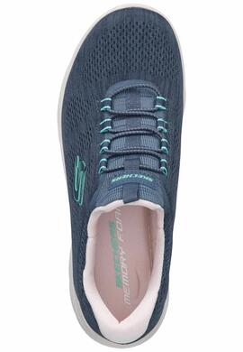 Zapatilla Skechers Summits-Fun Flare en Azul para Mujer